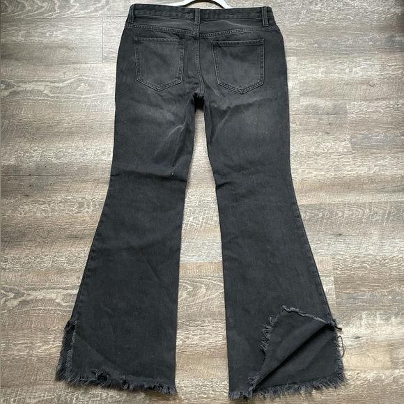 Free People Flare rip Black Jeans - Picture 2 of 5